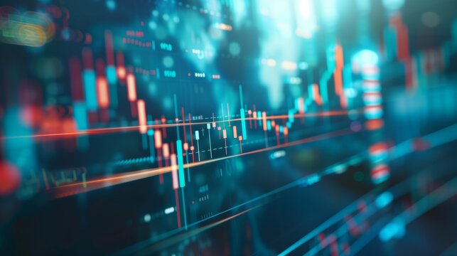 金融取引のデータチャート
