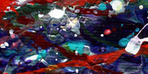 Radiant Splatter Symphony of Colors and Textures Forming a Vivid and Dynamic Background
