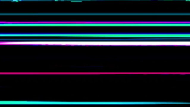 Effects such as noise and glitches. Image of a broken LCD screen.