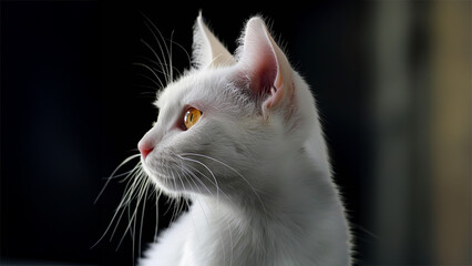 portrait of a cat background.