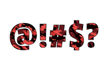 Versatile Collection of Soldier Color Font Doodle Letter Illustration