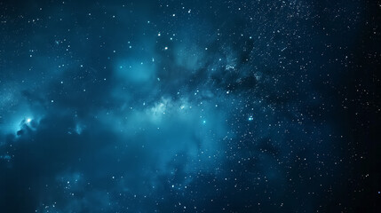 Fototapeta premium Night sky - Universe filled with stars, nebula and galaxy