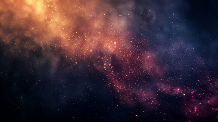 Obraz premium orange, grainy noise grungy empty space , spray texture color gradient shine bright light and glow rough abstract retro vibe background template