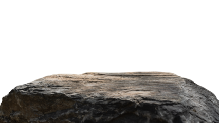 Stone, Rock podium isolated on white Backgrounds well stage stand display products