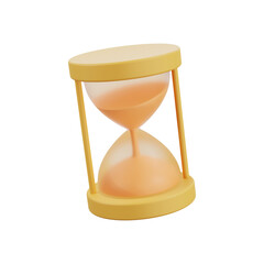 3D 모래시계 아이콘