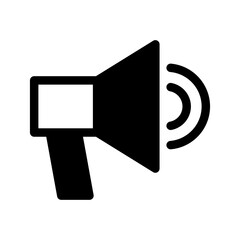 Megaphone Icon Vector Symbol Design Illustration
