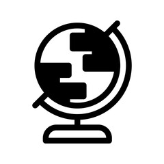 Globe Icon Vector Symbol Design Illustration