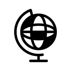 Globe Icon Vector Symbol Design Illustration