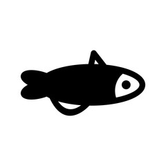 Fish Icon Vector Symbol Design Illustration