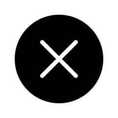 Cancel Icon Vector Symbol Design Illustration