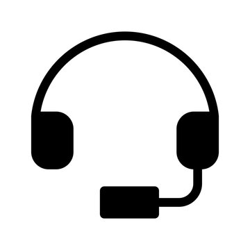 recommend clip art: Headset Icon Vector Symbol Design Illustration