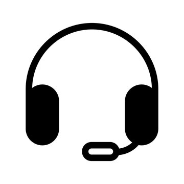 recommend clip art: Headset Icon Vector Symbol Design Illustration