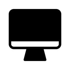 Monitor Icon Vector Symbol Design Illustration
