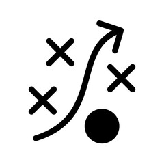 Obraz premium Strategy Icon Vector Symbol Design Illustration