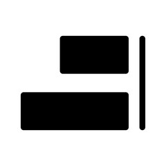 Align Icon Vector Symbol Design Illustration