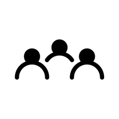 Teamwork Icon Vector Symbol Design Illustration