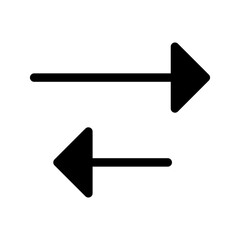 Arrows Icon Vector Symbol Design Illustration