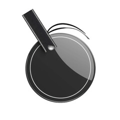 gray png shopping discount label badge on white background