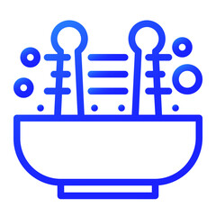 pounding herbs gradient icon
