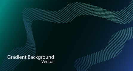 Dark green with blue rectangular gradient background with abstract lines. EPS10
