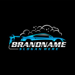 auto detailing services logo design template inspiration