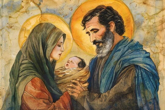John the Baptist's miraculous birth to Zechariah and Elizabeth, foreshadowing his role in preparing the way for the Messiah.