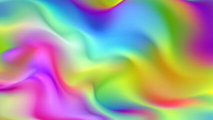 Fluorescent neon gradient abstract background. Vibrant dynamic design. Smooth colors transition