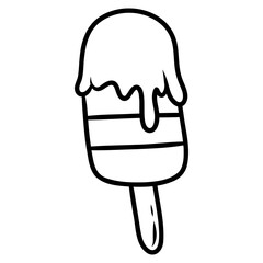 ice cream popsicle icon