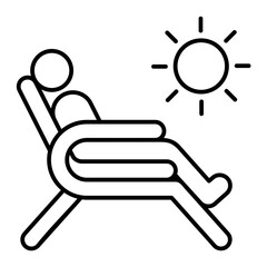 Break line icon illustration vector graphic