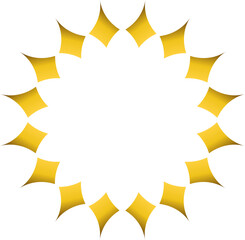 Luxury golden flower illustration