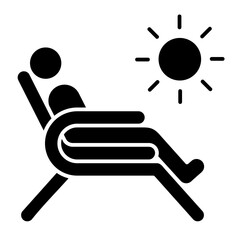 Break glyph icon illustration vector graphic