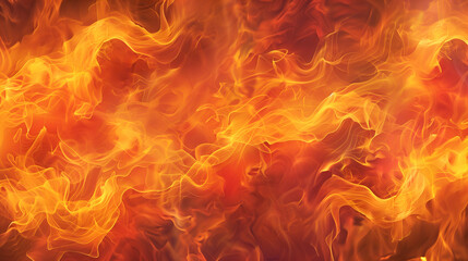 Fire texture background with flames and glowing heat, ideal for a fiery and energetic feel