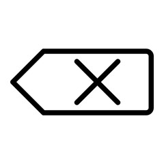 Fototapeta premium remove icon