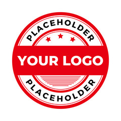 Your red Logo placeholder company