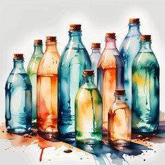 Bottle Very Fresh illustration Design