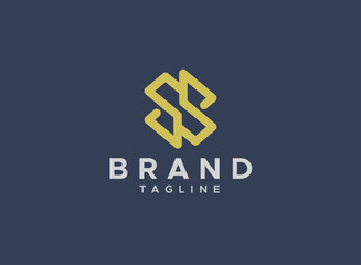 Introducing the SS letter mark logo design, this logo used for s minimals, modern, ss letters, symbols, outline, line art, unique, font, text, letter mark, uniques, business or company