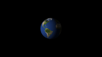 Earth planet, rotating earth , rotating earth globe illustration background,