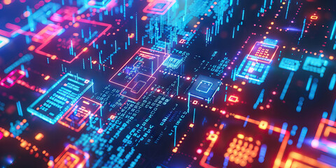 Obraz premium The Microtransaction Economy: A Deep Dive into Digital Spending - An image depicting the intricate web of transactions and exchanges that make up the microtransaction economy, highlighting the interco
