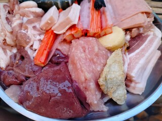 Meal in market