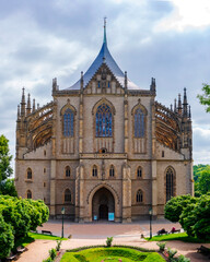 St. Barbara's Church, Kutná Hora, world heritage site in Czech, Central Europe