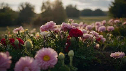 flowers in the field