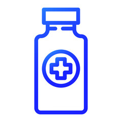 Obraz premium medicine from the hospital gradient icon