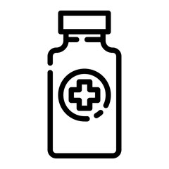 Fototapeta premium medicine from the hospital cutline icon