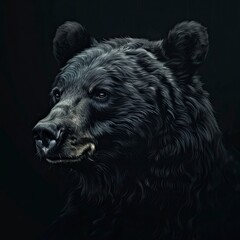 bear on dark background --ar 1:1 --style raw Job ID: 3733028e-0f5f-411d-af5c-b14a39496aa2