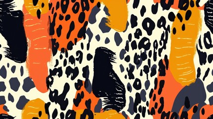 Obraz premium Adorable animal print design