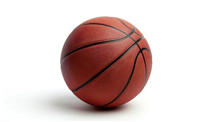 Fototapeta premium Basketball isolated on a white background