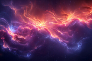 background with glowing stars