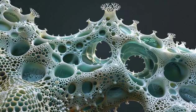 114 Strange alien microscopic organic fibrous material texture