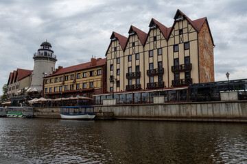 Sights of the port of Kaliningrad
