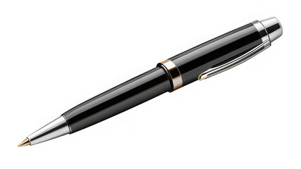 black pen on a transparent background.